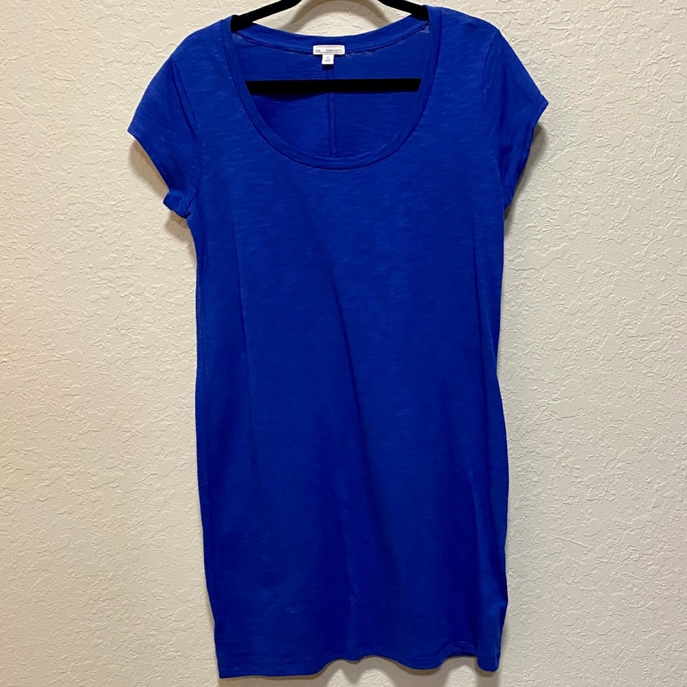 GAP Royal Blue Short Sleeve Scoop Neck Dress